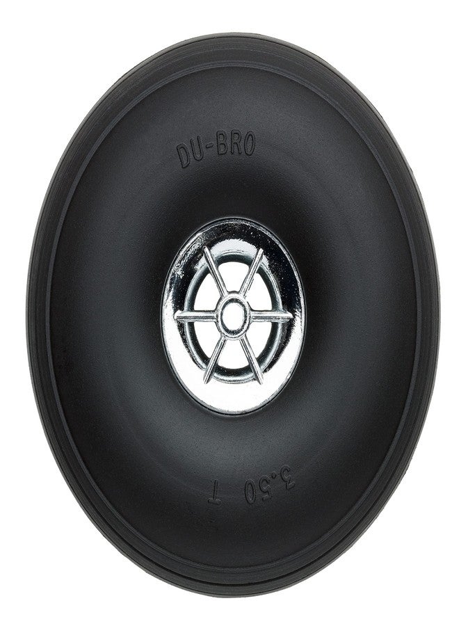 DU-BRO 3-1/2" Dia. Treaded Chrome Wheels (2)